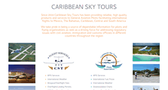 Desktop Screenshot of caribbeanskytours.com