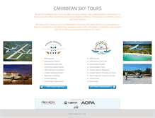 Tablet Screenshot of caribbeanskytours.com